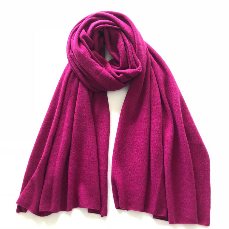 CASHMERE KNIT STOLE