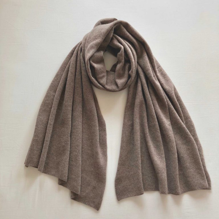 CASHMERE KNIT STOLE